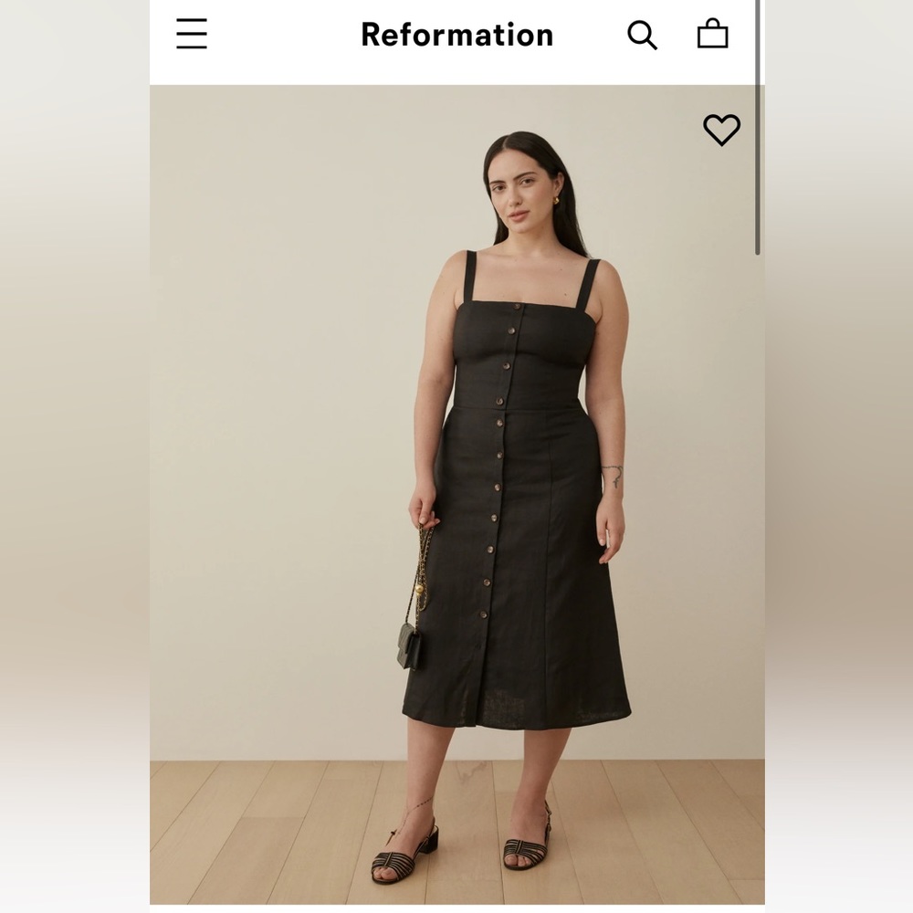 Reformation Folsom linen dress